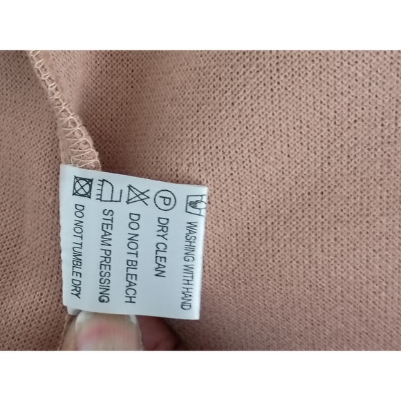 New Camel Longline Belted Coat Womens Size S Tailored Wool Look Elegant Winter - Picture 7 of 7